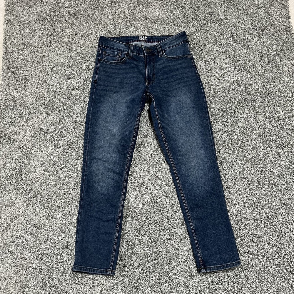 IZOD Saltwater Straight Fit Jeans Men's 30x29 Dark Wash Stretch Denim Pants